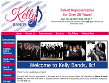 Tablet Screenshot of kellybands.com